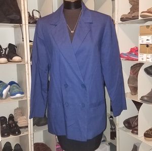 Vintage Sherbet navy blue blazer size Large